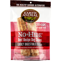 Earth Animal No-Hide Rolls Beef Recipe Medium Natural Long-Lasting Rawhide Alternative Dog Chew