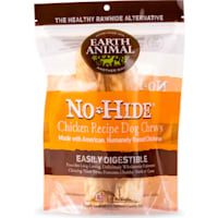 Earth Animal No-Hide Rolls Chicken Recipe Medium Natural Long-Lasting Rawhide Alternative Dog Chew