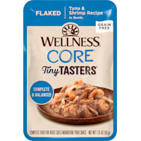 Wellness CORE Flaked Tuna & Shrimp in Sauce Tiny Tasters Wet Cat Food