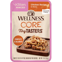 Wellness CORE Minced Chicken in Gravy Tiny Tasters Wet Kitten Food
