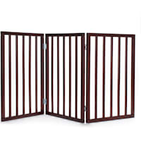 Primetime Petz Perfect Pup Freestanding Walnut Pet Gate