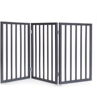 Primetime Petz Perfect Pup Freestanding Gray Pet Gate