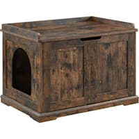 UniPaws Cat Litter Box Enclosure in Rustic