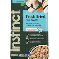 Instinct Freeze Dried Raw Meals Grain Free Wild-Caught Alaskan Pollock Recipe Dog Food