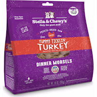 Stella & Chewy's Freeze-Dried Raw Dinner Morsels Protein Rich Tummy Ticklin' Turkey Recipe Dry Cat Food