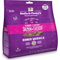 Stella & Chewy's Freeze-Dried Raw Dinner Morsels Protein Rich Yummy Lickin' Salmon & Chicken Recipe Dry Cat Food