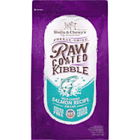 Stella & Chewy's Raw Coated Kibble Grain Free Protein Rich Meals Wild Caught Salmon Recipe Dry Cat Food