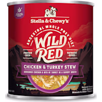 Stella & Chewy's Wild Red High Protein Chicken & Turkey Stew Recipe Wet Dog Food