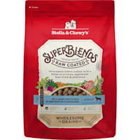 Stella & Chewy's SuperBlends Raw Coated Wholesome Grains Wild-Caught Whitefish & Salmon Recipe with Superfoods Dry Dog Food