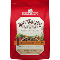 Stella & Chewy's SuperBlends Raw Coated Wholesome Grains Grass-Fed Beef, Beef Liver & Lamb Recipe Dry Dog Food
