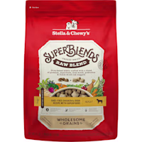 Stella & Chewy's SuperBlends Raw Blend Wholesome Grains Cage-Free Chicken & Duck Recipe with Superfoods Dry Dog Food