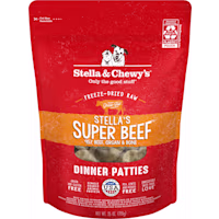 Stella & Chewy's Freeze Dried Raw Dinner Patties High Protein Super Beef Recipe Dry Dog Food