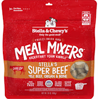 Stella & Chewy's Freeze Dried Raw Super Beef Meal Mixer High Protein Dry Dog Food Topper