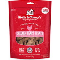 Stella & Chewy's Freeze-Dried Raw Single Ingredient Chicken Hearts Dog Treats