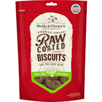 Stella & Chewy's Freeze-Dried Raw Coated Cage-Free Duck Recipe Dog Biscuits