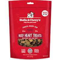Stella & Chewy's Freeze-Dried Raw Single Ingredient Beef Heart Dog Treats