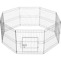 Topeakmart 8-Panel Foldable Wire Pet Playpen