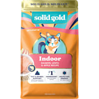 Solid Gold Let's Stay In Salmon, Lentil & Apple Grain, Gluten free Indoor Dry Cat Food