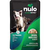 Nulo MedalSeries Chicken, Duck & Kale in Broth Wet Dog Food Toppers