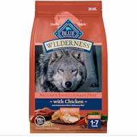 Blue Buffalo Wilderness Natural High-Protein Chicken Recipe Dry Food for Large Breed Adult Dogs
