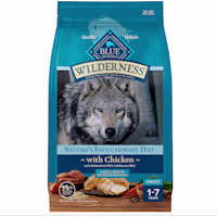 Blue Buffalo Wilderness Natural High-Protein Healthy Weight Chicken Recipe Dry Food for Large Breed Adult Dogs
