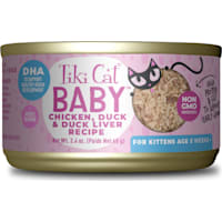 Tiki Cat Baby Chicken, Duck, & Duck Liver Kitten Wet Food