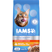 Iams Healthy Enjoyment Chicken & Salmon Recipe Dry Cat Food