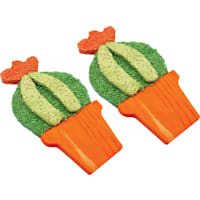 A&E Cage Company Nibbles Loofah Barrel Cactus Small Animal Treats
