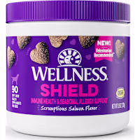 Wellness Salmon Flavored Soft Chew Immune & Allergy Supplements for Dogs