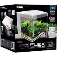 Fluval Flex White Tank Aquarium Kit