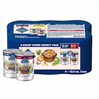 Blue Buffalo Blue's Stew Natural, Hearty Beef and Country Chicken Wet Dog Food Variety Pack