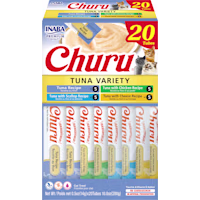 Inaba Churu Variety Box Tuna, Chicken, Scallop and Salmon Cat Treats