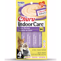 Inaba Churu Hairball Purees Control Tuna Recipe Cat Treats