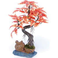 Penn Plax Red Bonsai 8" Tree Aquarium Decoration