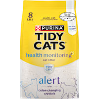 Purina Tidy Cats Tidy Care Alert Cat Health Monitoring Unscented Non Clumping with Silica Crystals Cat Litter