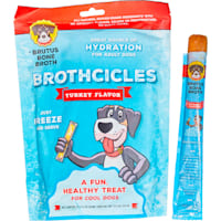Brutus Bone Broth Turkey Flavor Brothcicles Wet Dog Food