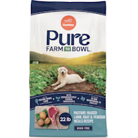 Canidae Pure Farm To Bowl Pasture-Raised Lamb and Goat & Venison Meals Recipe Dog Food