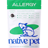 Native Pet Allergy Chews for Seasonal Allergies Supplement for Dogs
