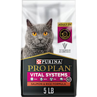 Purina Pro Plan Vital Systems Salmon and Rice Formula Dry 4-in-1 Formula Senior Cat Food