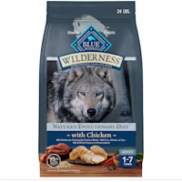 Blue Buffalo Wilderness Natural High-Protein Chicken Recipe Dry Food for Adult Dogs