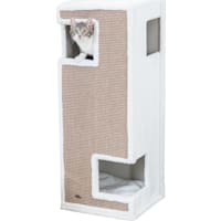 TRIXIE Gerardo Plush & Sisal 3-Story Cat Condo Tower with Removable Cushions
