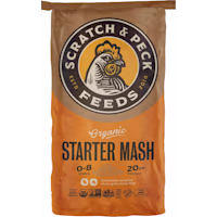 Scratch and Peck Feeds Starter Mash Organic Chicken and Duck Feed