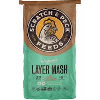 Scratch and Peck Feeds Layer Mash Organic Chicken and Duck Feed