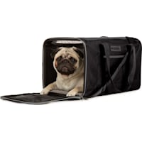 Sherpa Black Essential Soft Sided Pet Carrier for Cats & Dogs