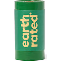 Earth Rated Unscented Leakproof Dog Poop Bags on 1 Single Refill Roll