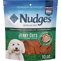 Blue Buffalo Nudges Made in the USA with Natural Ingredients, Chicken Jerky Cuts Dog Treats