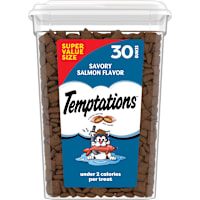 Temptations Classic Savory Salmon Flavor Crunchy and Soft Cat Treats