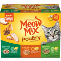 Meow Mix Poultry Selections Variety Pack Wet Cat Food