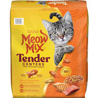 Meow Mix Tender Centers Salmon & White Meat Chicken Flavors Dry Cat Food
