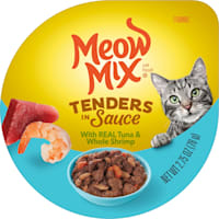Meow Mix Tender Favorites With Real Tuna & Whole Shrimp in Sauce Wet Cat Food